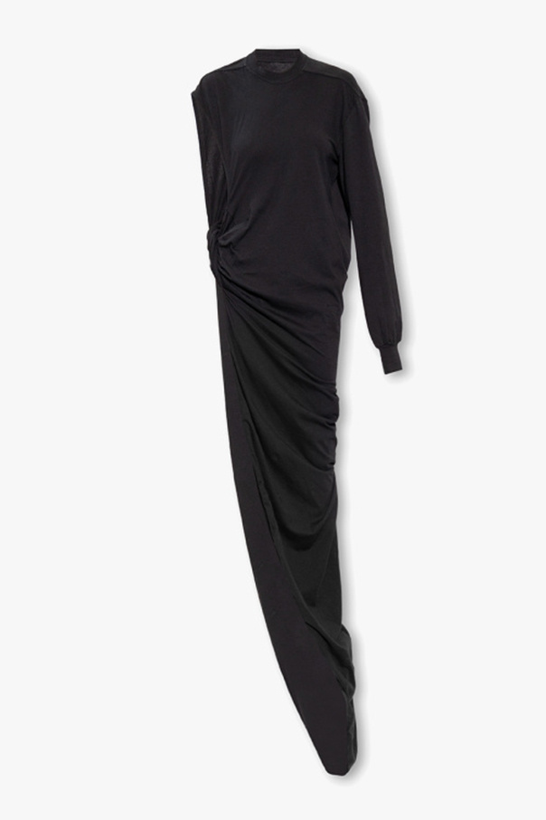 Black 'Edfu' asymmetric dress Rick Owens DRKSHDW - Pieces
